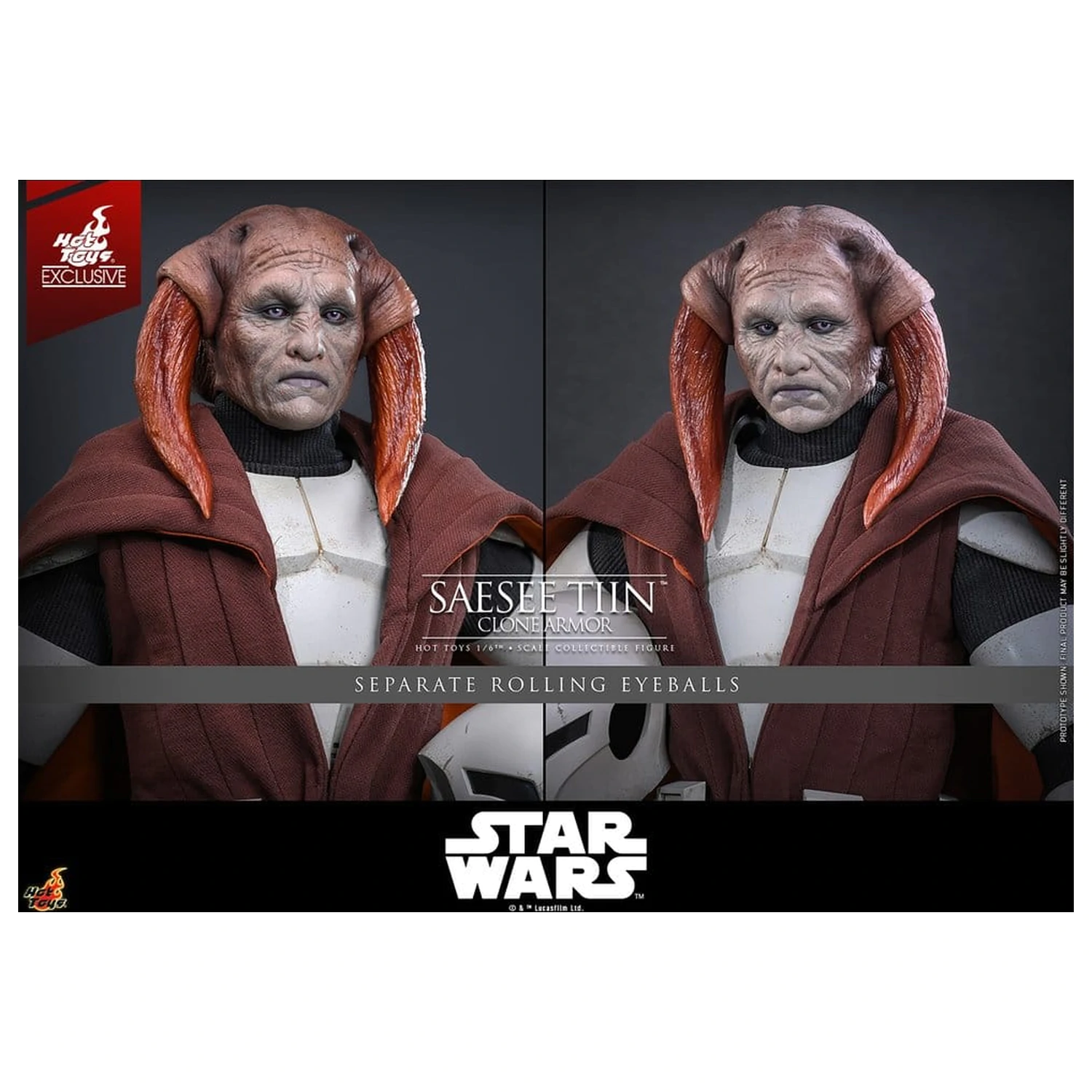 Star Wars: The Clone Wars Television Masterpiece Action Figur 1/6 Saesee Tiin (Clone Armor) 32 cm Produktfoto