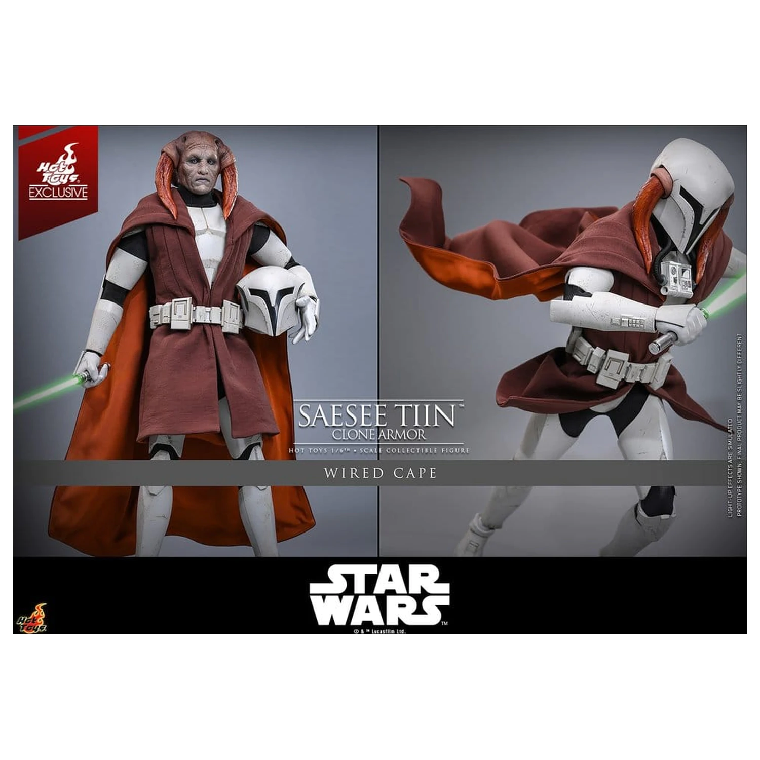 Star Wars: The Clone Wars Television Masterpiece Action Figur 1/6 Saesee Tiin (Clone Armor) 32 cm Produktfoto