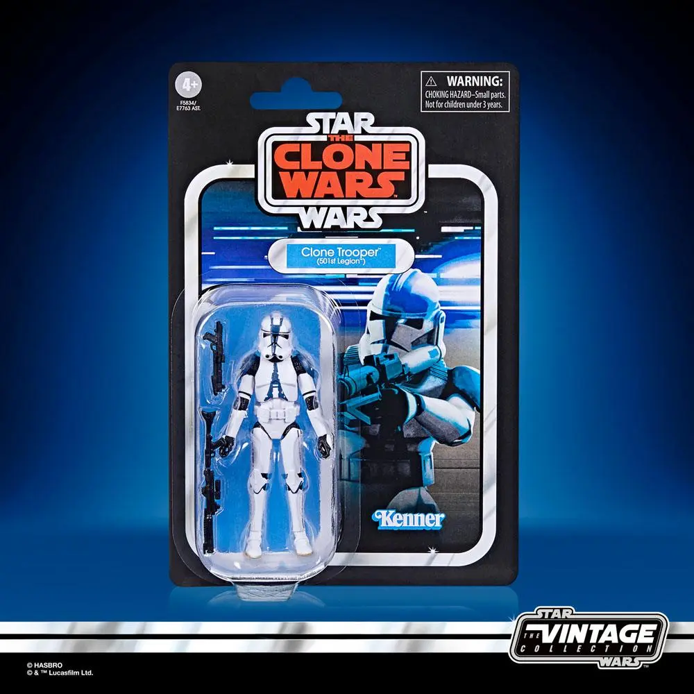 Star Wars: The Clone Wars Vintage Collection Actionfigur 2022 Clone Trooper (501st Legion) 10 cm termékfotó