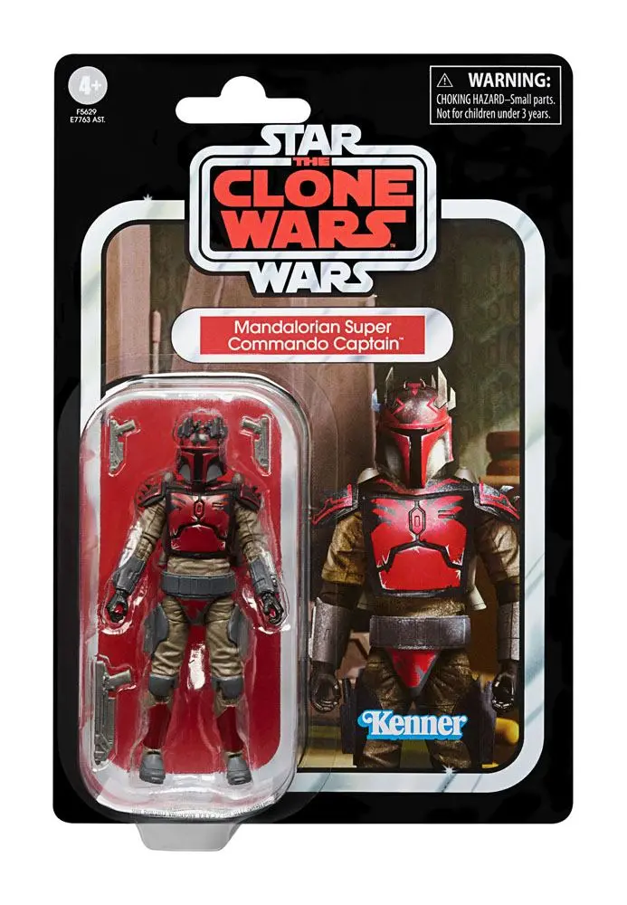 Star Wars: The Clone Wars Vintage Collection Actionfigur 2023 Mandalorian Super Commando Captain 10 cm Produktfoto