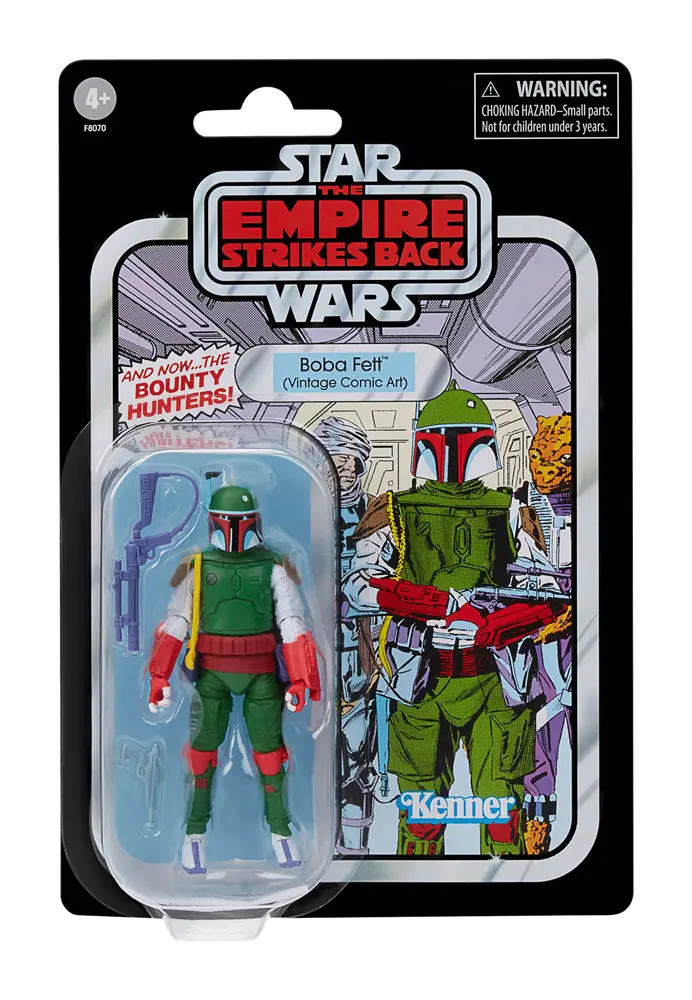Star Wars: The Empire Strikes Back Vintage Collection Actionfigur Boba Fett (Vintage Comic Art) 10 cm Produktfoto