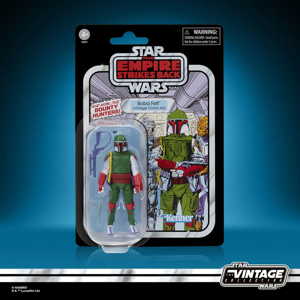 Star Wars: The Empire Strikes Back Vintage Collection Actionfigur Boba Fett (Vintage Comic Art) 10 cm Produktfoto