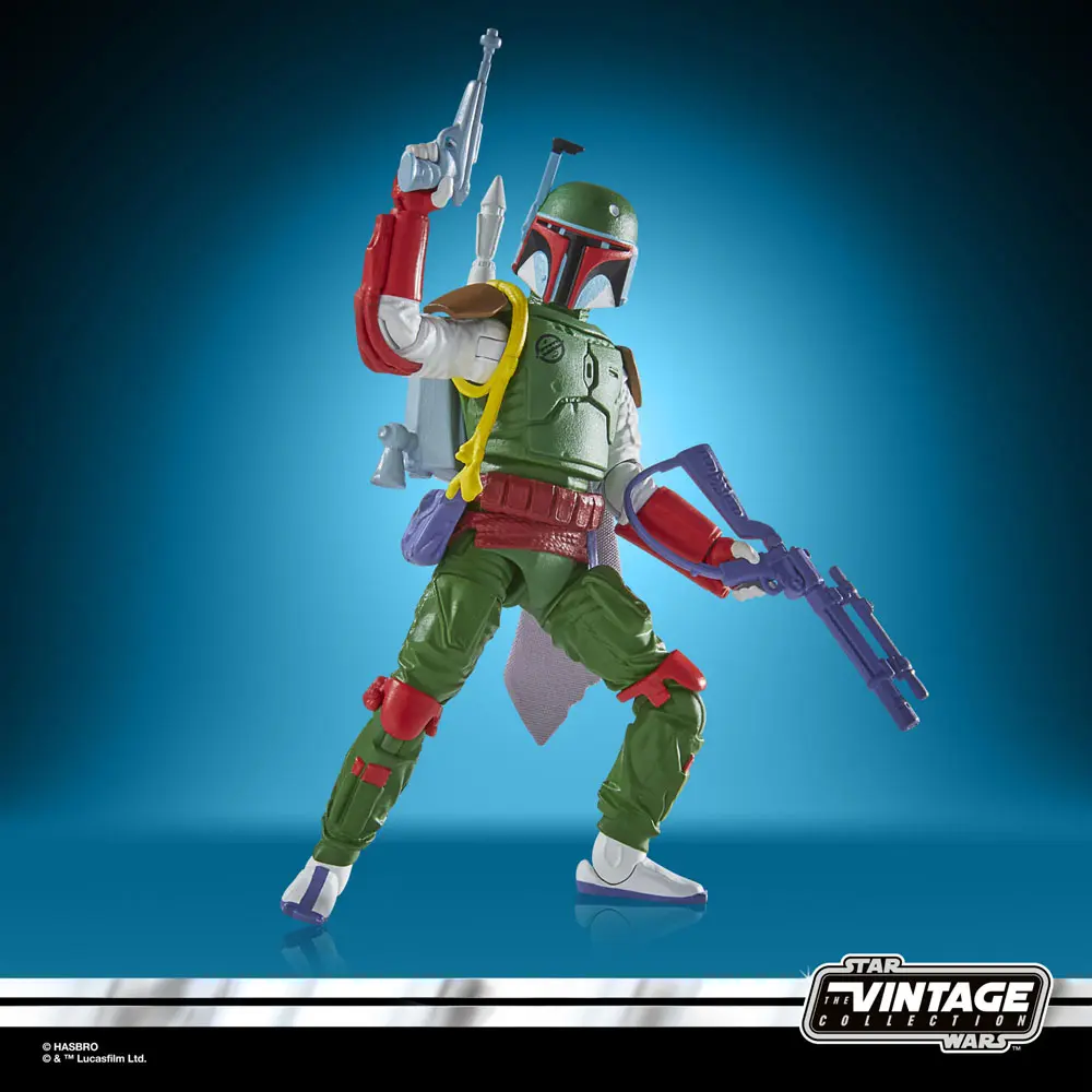 Star Wars: The Empire Strikes Back Vintage Collection Actionfigur Boba Fett (Vintage Comic Art) 10 cm Produktfoto