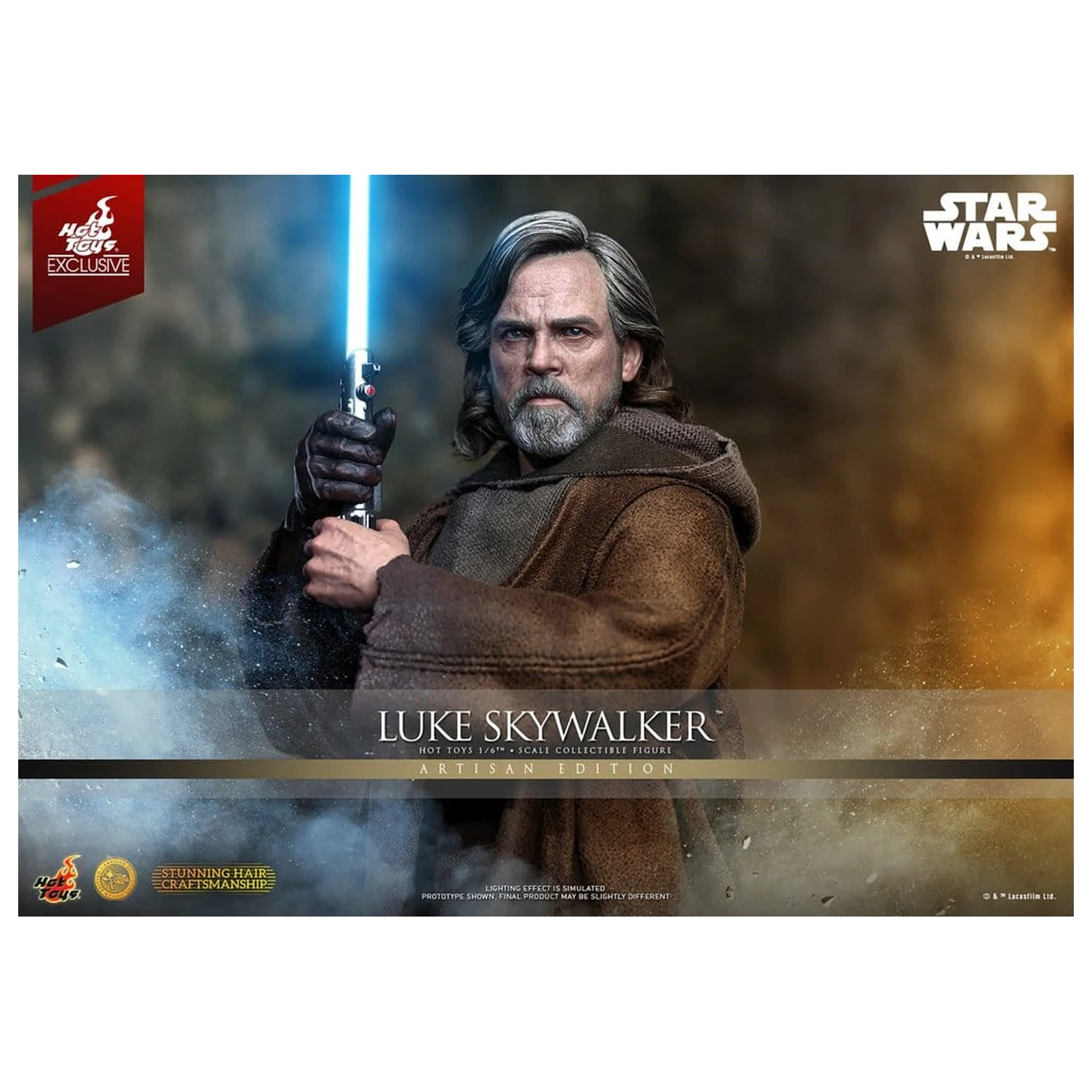 Star Wars: The Last Jedi Film-Meisterstück Actionfigur 1/6 Luke Skywalker (Artisan Edition) 29 cm Produktfoto