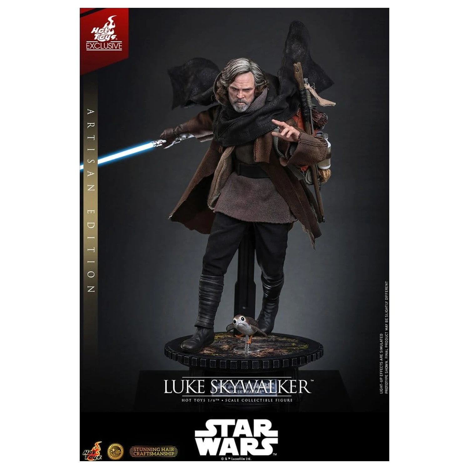 Star Wars: The Last Jedi Film-Meisterstück Actionfigur 1/6 Luke Skywalker (Artisan Edition) 29 cm Produktfoto