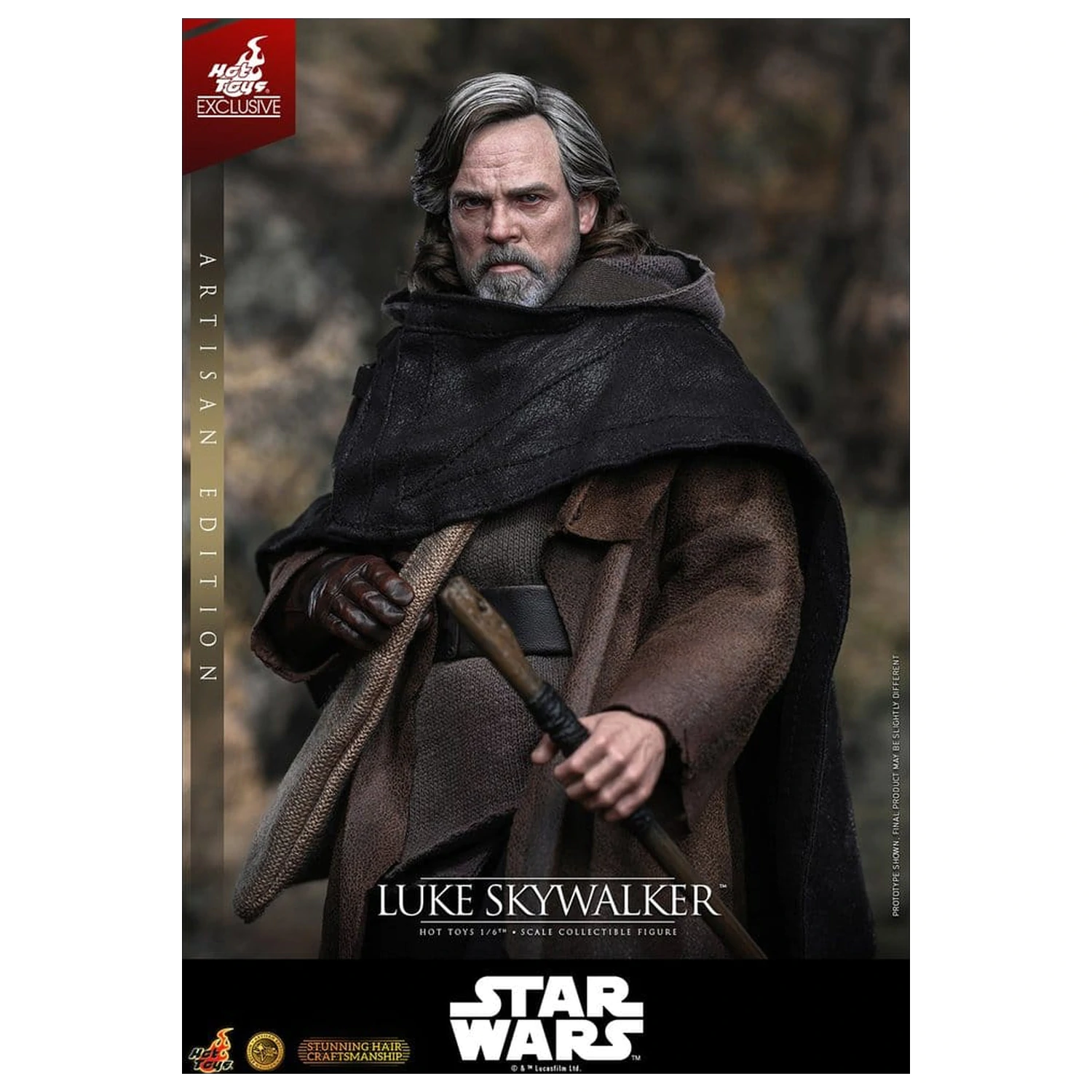 Star Wars: The Last Jedi Film-Meisterstück Actionfigur 1/6 Luke Skywalker (Artisan Edition) 29 cm Produktfoto