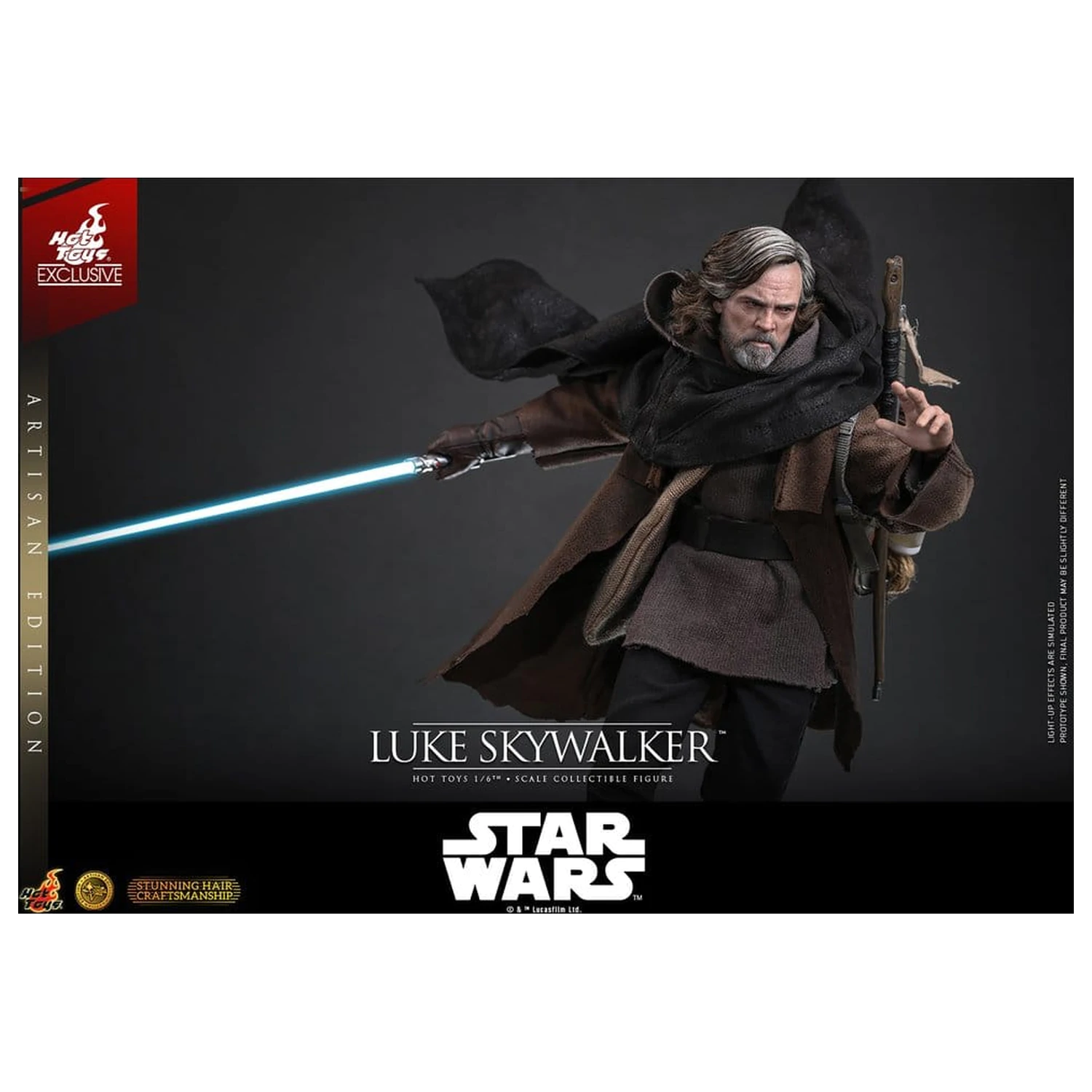 Star Wars: The Last Jedi Film-Meisterstück Actionfigur 1/6 Luke Skywalker (Artisan Edition) 29 cm Produktfoto