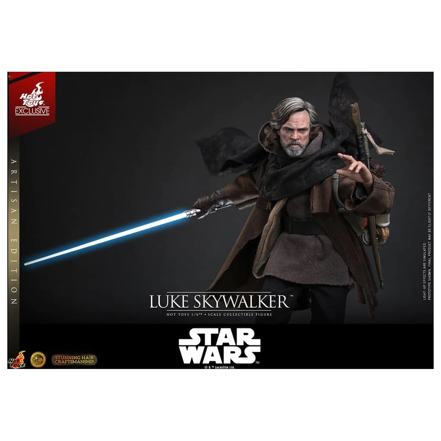 Star Wars: The Last Jedi Film-Meisterstück Actionfigur 1/6 Luke Skywalker (Artisan Edition) 29 cm Produktfoto