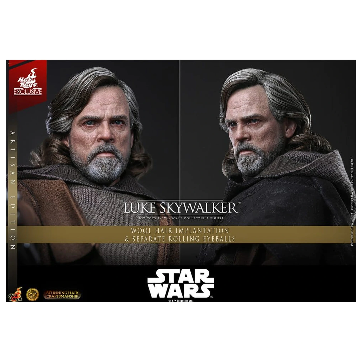 Star Wars: The Last Jedi Film-Meisterstück Actionfigur 1/6 Luke Skywalker (Artisan Edition) 29 cm Produktfoto