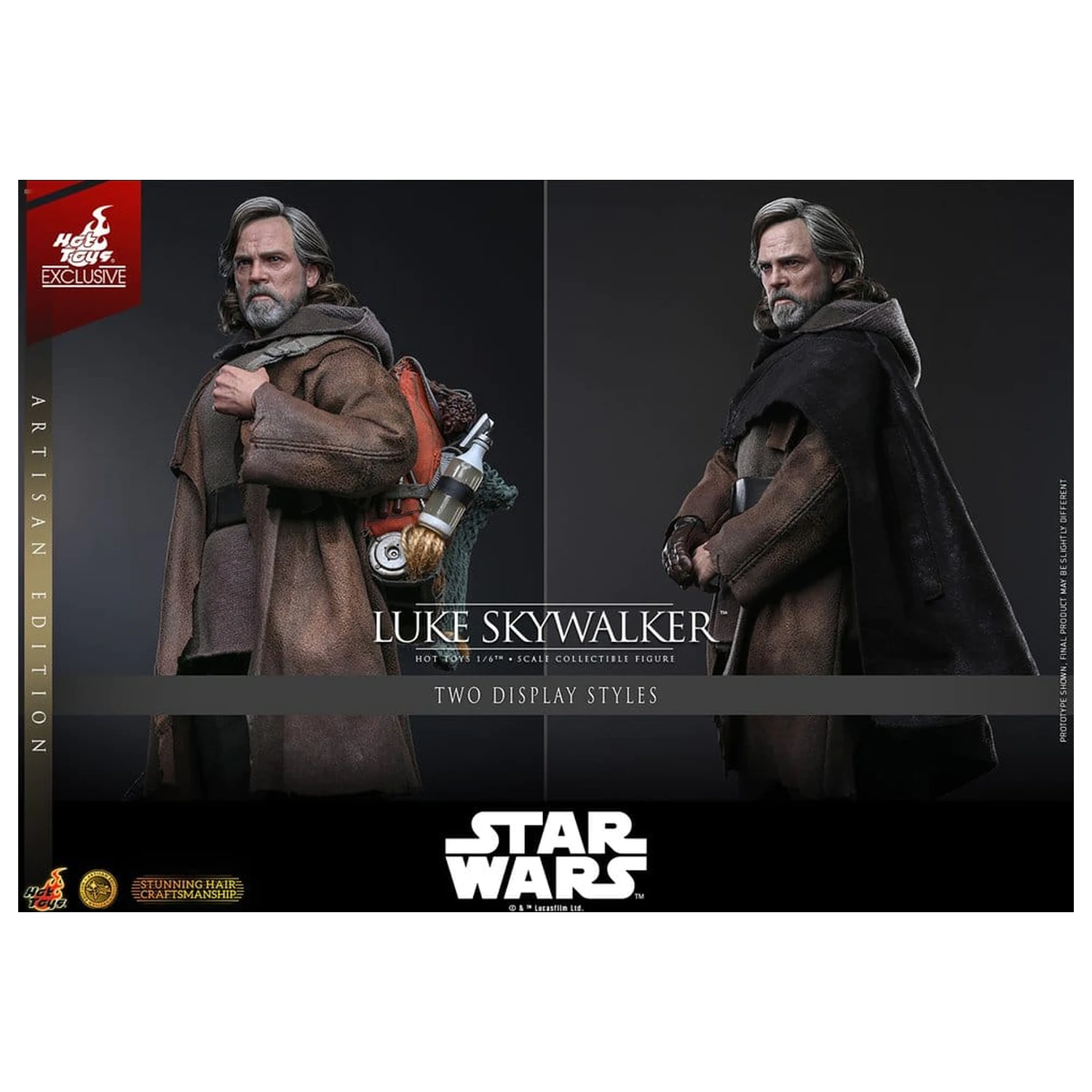 Star Wars: The Last Jedi Film-Meisterstück Actionfigur 1/6 Luke Skywalker (Artisan Edition) 29 cm Produktfoto