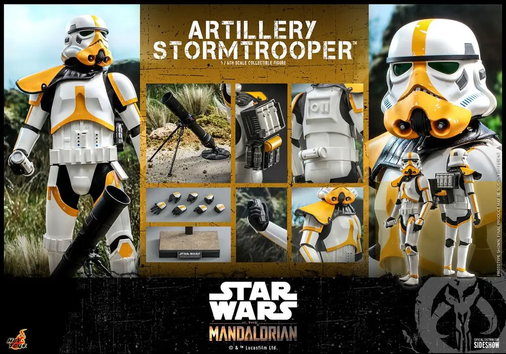 Star Wars The Mandalorian Actionfigur 1/6 Artillery Stormtrooper 30 cm Produktfoto