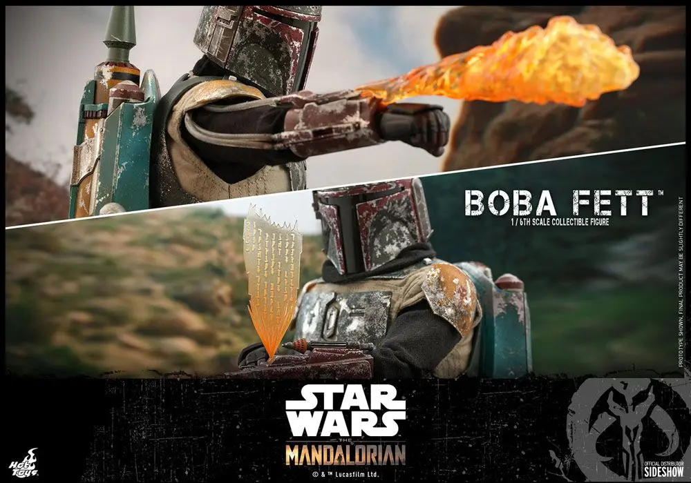 Star Wars The Mandalorian Actionfigur 1/6 Boba Fett 30 cm termékfotó