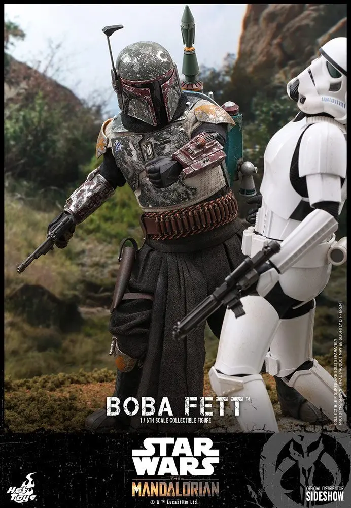 Star Wars The Mandalorian Actionfigur 1/6 Boba Fett 30 cm termékfotó