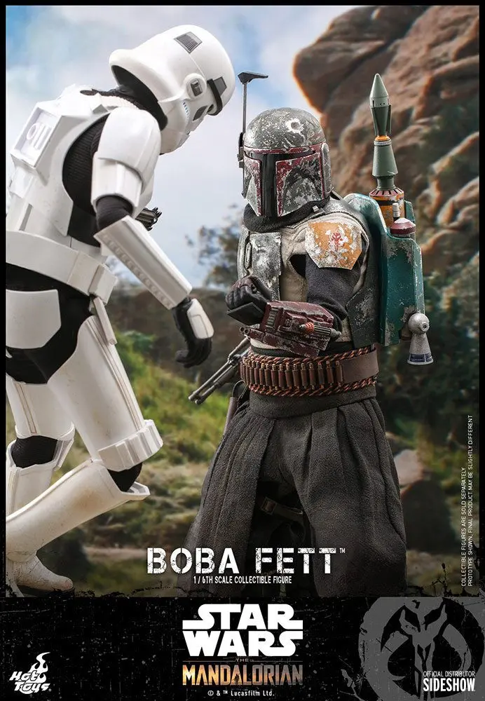 Star Wars The Mandalorian Actionfigur 1/6 Boba Fett 30 cm termékfotó