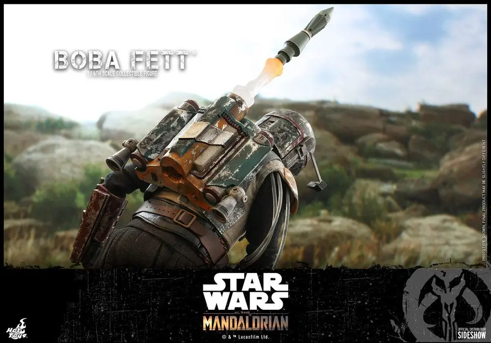 Star Wars The Mandalorian Actionfigur 1/6 Boba Fett 30 cm termékfotó