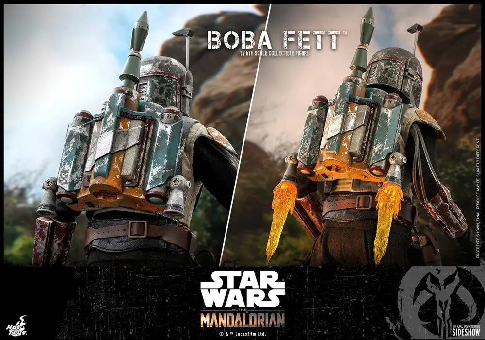 Star Wars The Mandalorian Actionfigur 1/6 Boba Fett 30 cm termékfotó