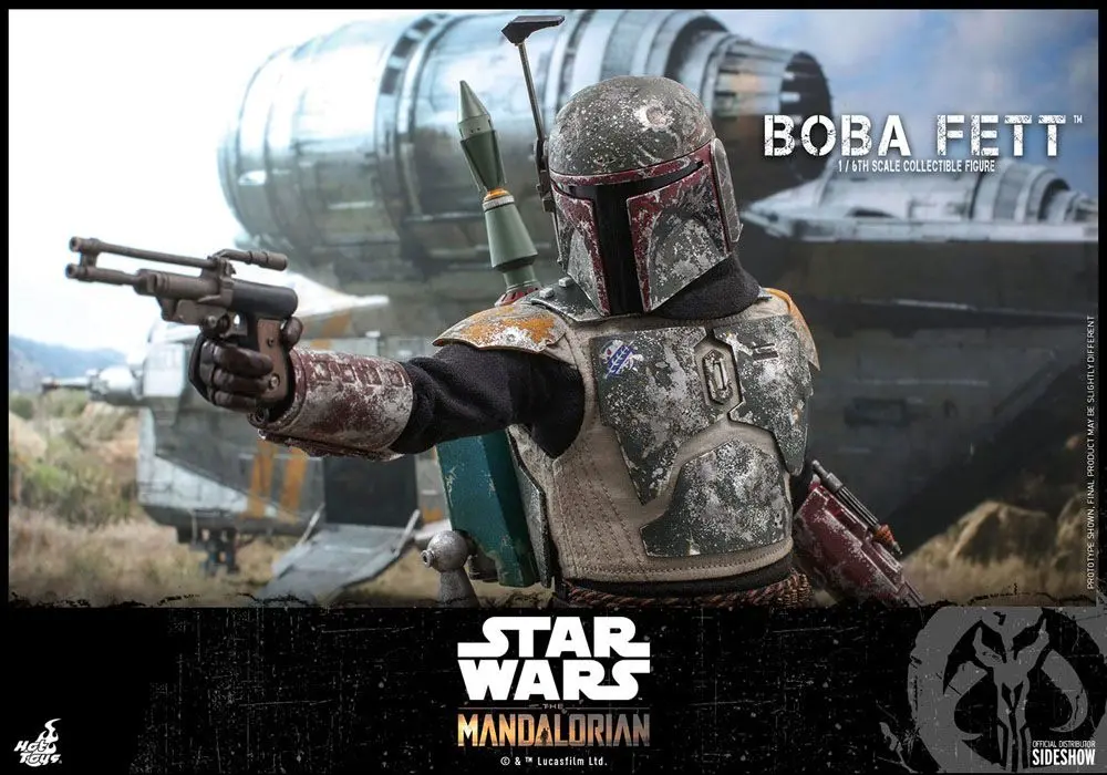 Star Wars The Mandalorian Actionfigur 1/6 Boba Fett 30 cm termékfotó