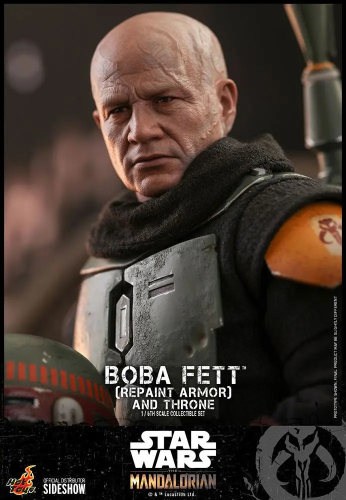 Star Wars The Mandalorian Actionfigur 1/6 Boba Fett (Repaint Armor) and Throne 30 cm Produktfoto