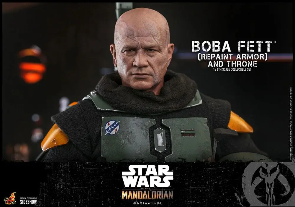 Star Wars The Mandalorian Actionfigur 1/6 Boba Fett (Repaint Armor) and Throne 30 cm Produktfoto