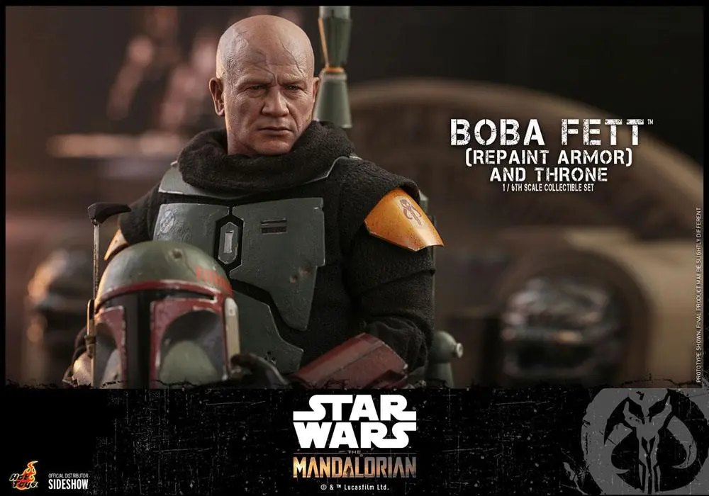 Star Wars The Mandalorian Actionfigur 1/6 Boba Fett (Repaint Armor) and Throne 30 cm Produktfoto