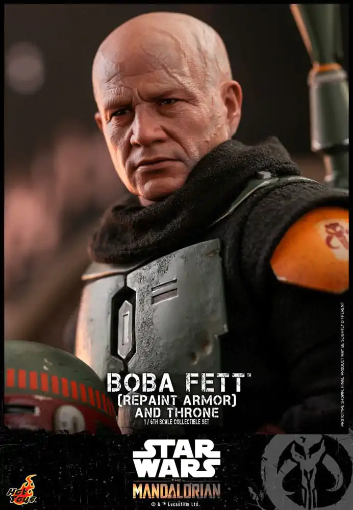 Star Wars: The Mandalorian Action Figur 1/6 Boba Fett Repaint Armor and Throne Special Edition 30 cm Produktfoto