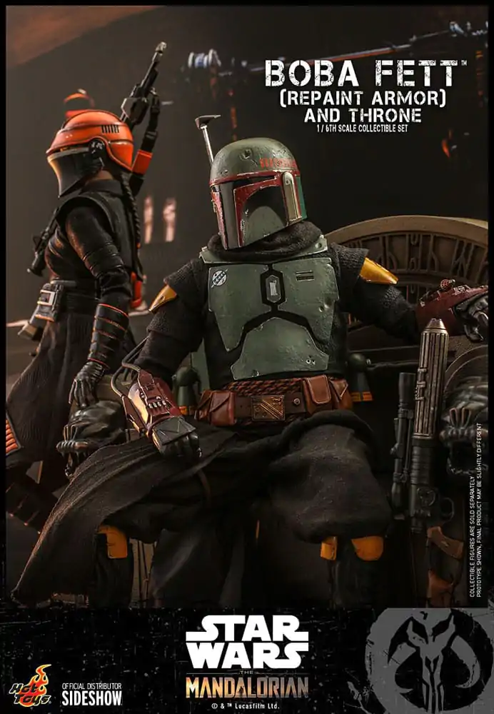 Star Wars: The Mandalorian Action Figur 1/6 Boba Fett Repaint Armor and Throne Special Edition 30 cm Produktfoto