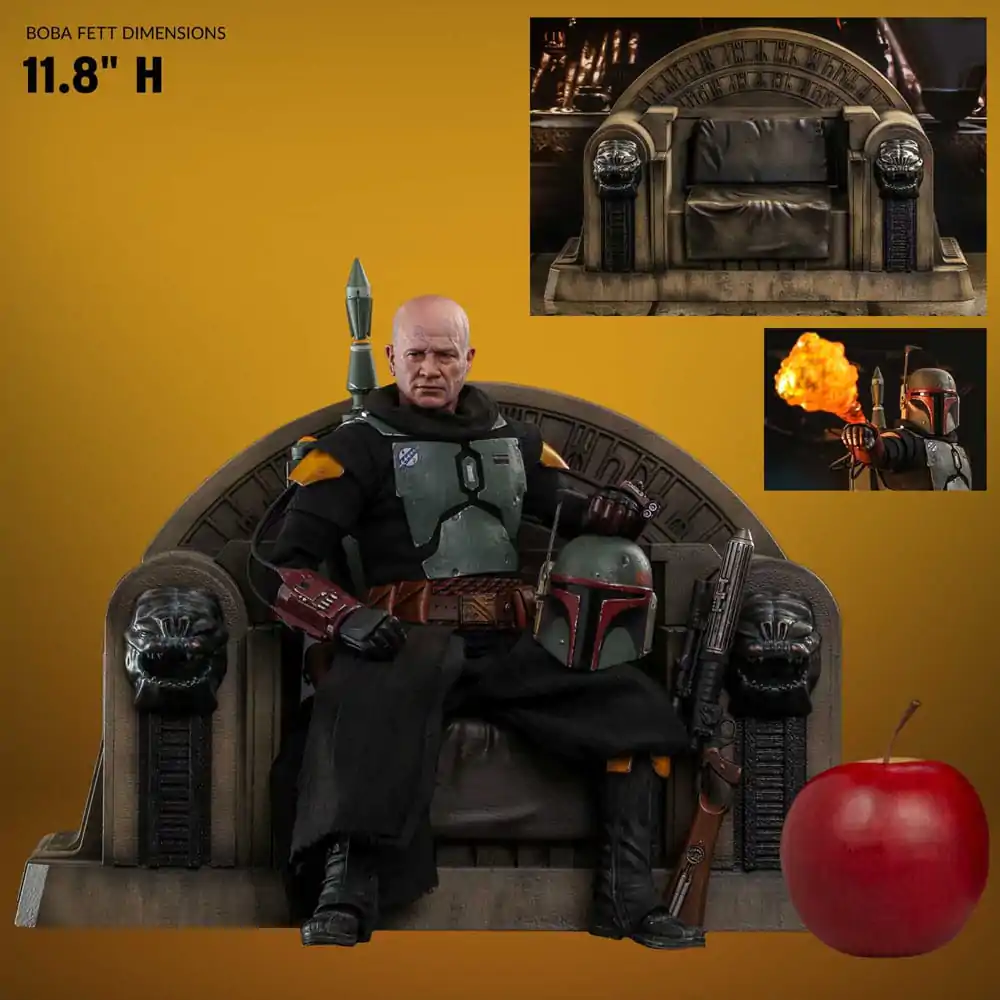 Star Wars: The Mandalorian Action Figur 1/6 Boba Fett Repaint Armor and Throne Special Edition 30 cm Produktfoto