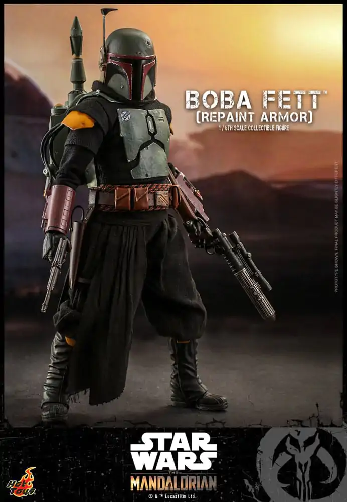 Star Wars: The Mandalorian Action Figur 1/6 Boba Fett Repaint Armor Special Edition 30 cm Produktfoto