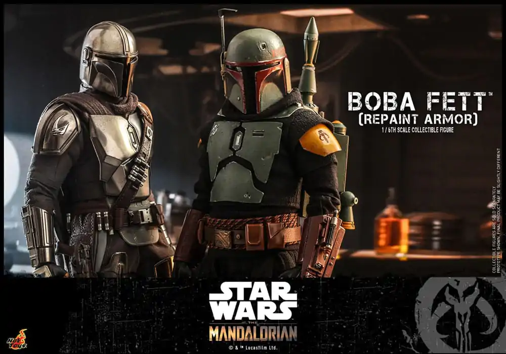 Star Wars: The Mandalorian Action Figur 1/6 Boba Fett Repaint Armor Special Edition 30 cm Produktfoto