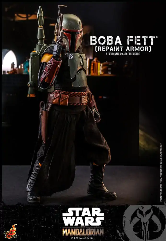 Star Wars: The Mandalorian Action Figur 1/6 Boba Fett Repaint Armor Special Edition 30 cm Produktfoto