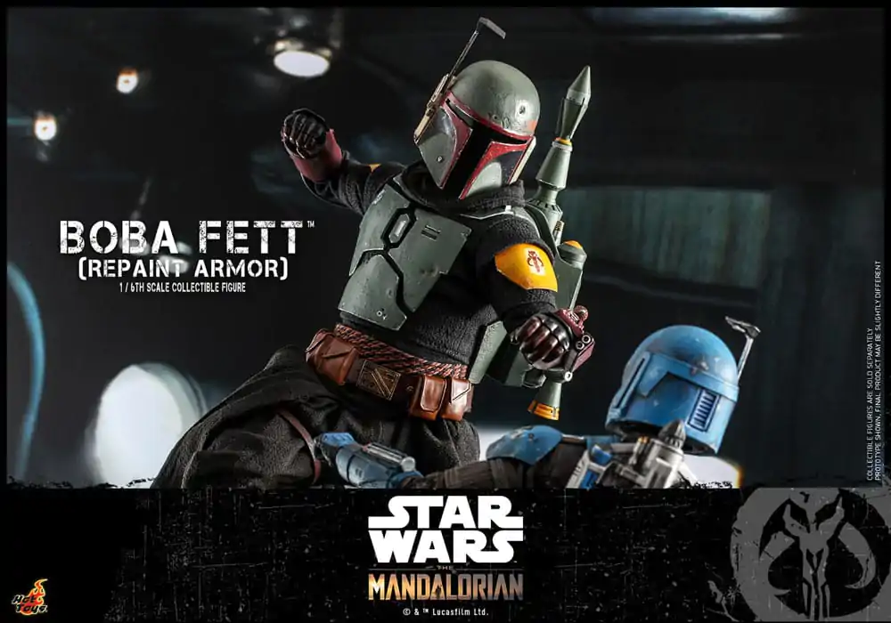 Star Wars: The Mandalorian Action Figur 1/6 Boba Fett Repaint Armor Special Edition 30 cm Produktfoto