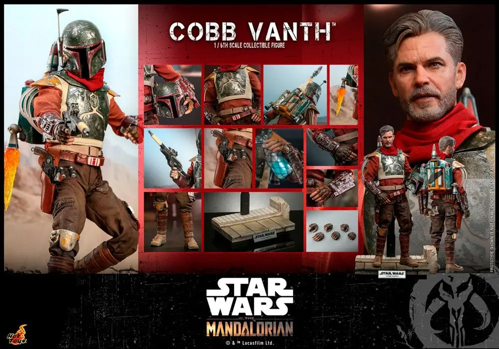 Star Wars The Mandalorian Actionfigur 1/6 Cobb Vanth 31 cm Produktfoto