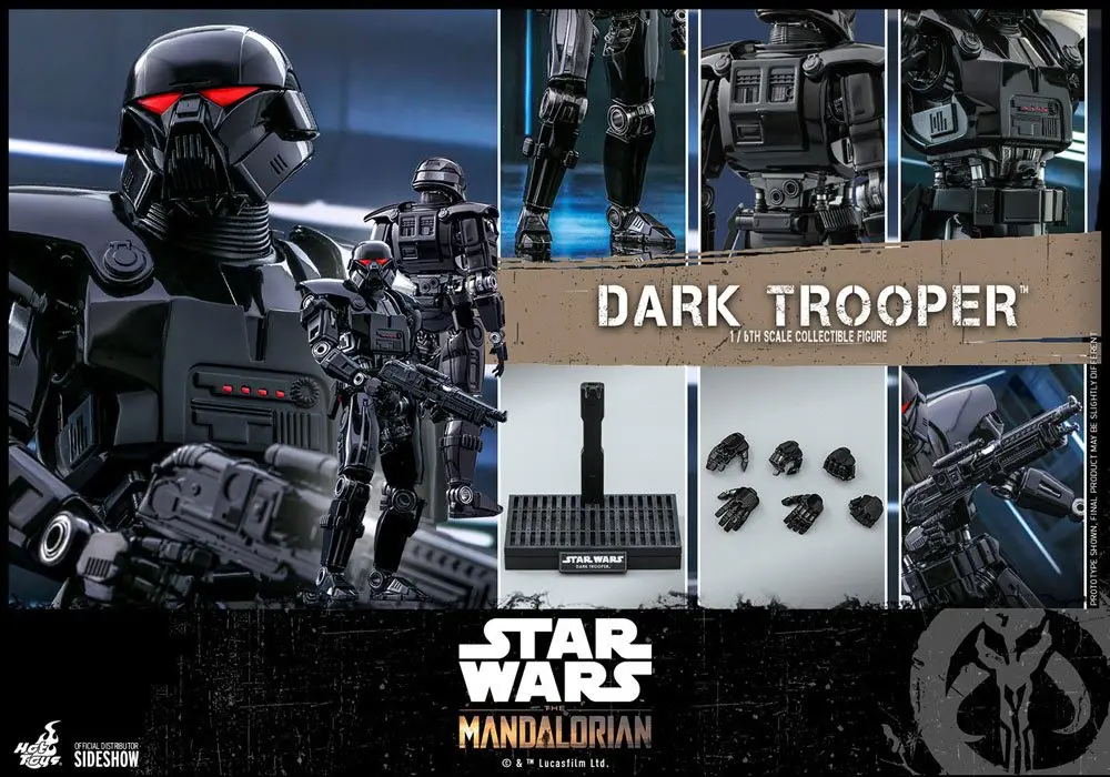 Star Wars The Mandalorian Actionfigur 1/6 Dark Trooper 32 cm Produktfoto