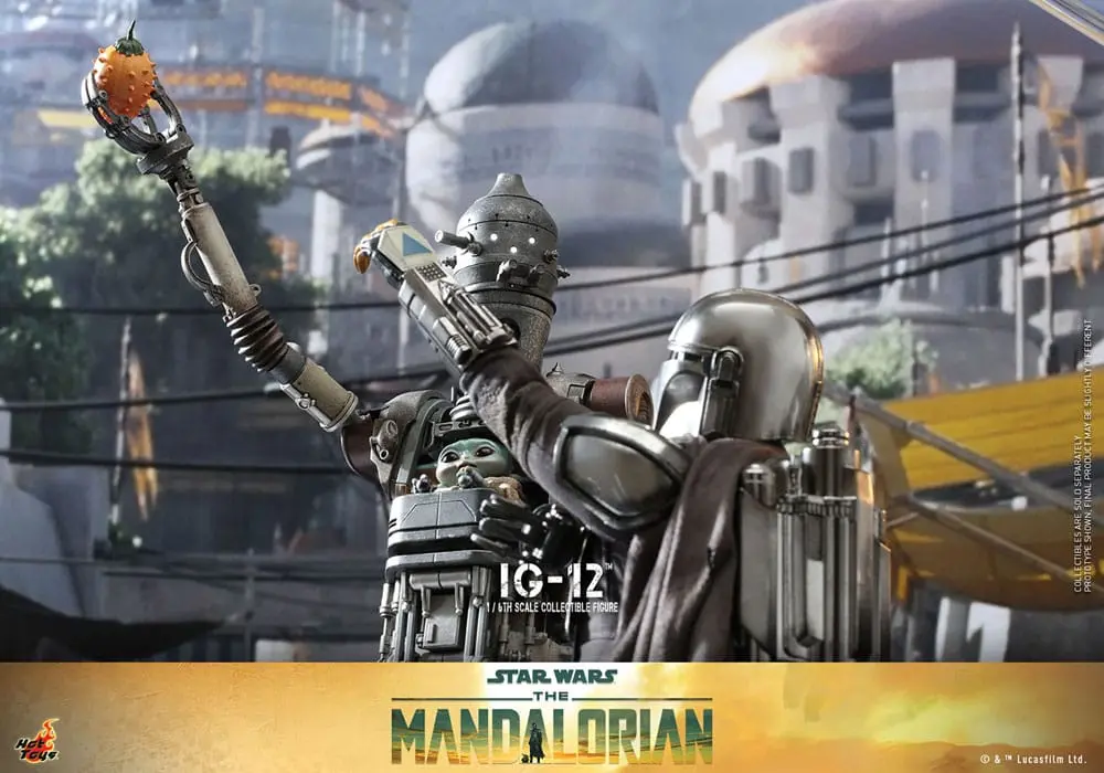 Star Wars: The Mandalorian Action Figur 1/6 IG-12 36 cm Produktfoto