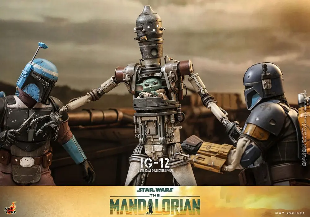 Star Wars: The Mandalorian Action Figur 1/6 IG-12 36 cm Produktfoto