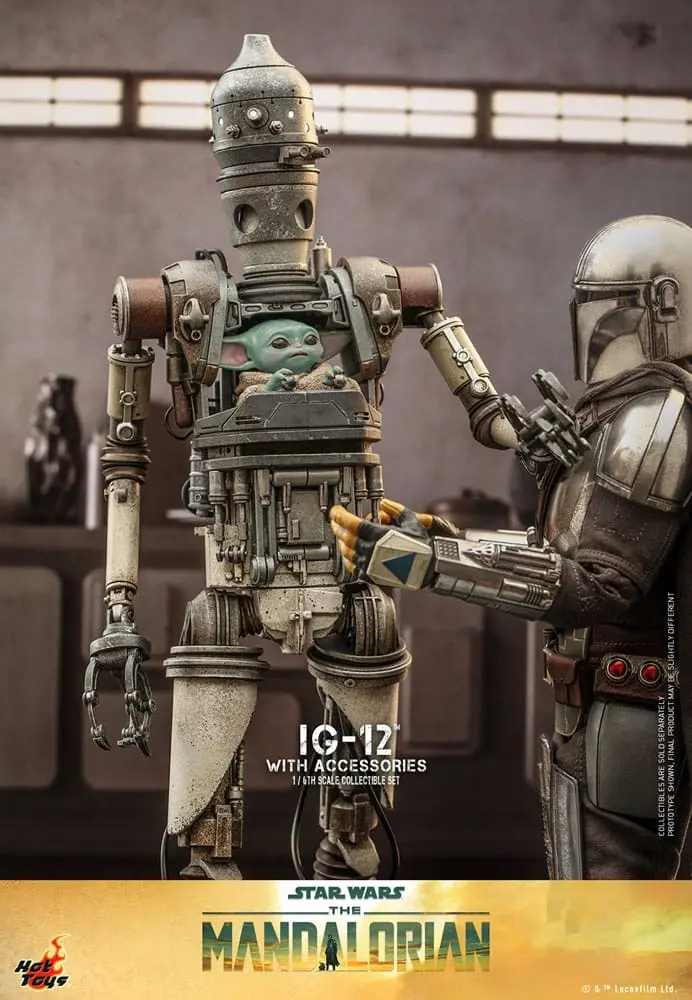 Star Wars: The Mandalorian Action Figur 1/6 IG-12 mit Zubehör 36 cm termékfotó