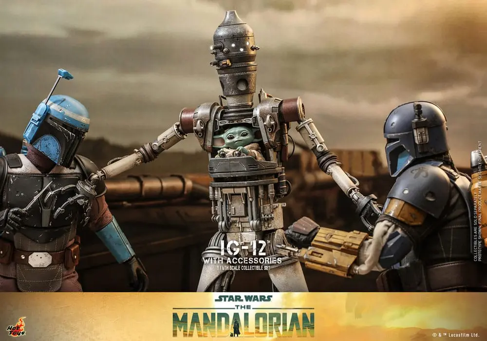 Star Wars: The Mandalorian Action Figur 1/6 IG-12 mit Zubehör 36 cm termékfotó