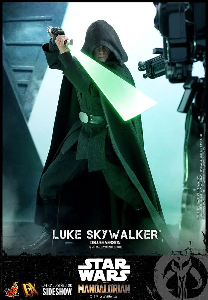 Star Wars The Mandalorian Actionfigur 1/6 Luke Skywalker (Deluxe Version) 30 cm termékfotó