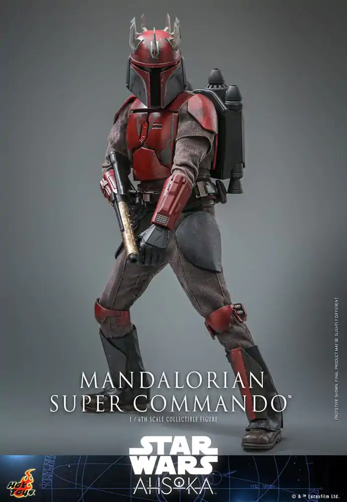 Star Wars: The Mandalorian Actionfigur 1/6 Mandalorian Super Commando 31 cm Produktfoto