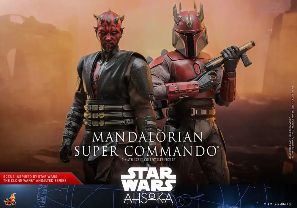 Star Wars: The Mandalorian Actionfigur 1/6 Mandalorian Super Commando 31 cm Produktfoto