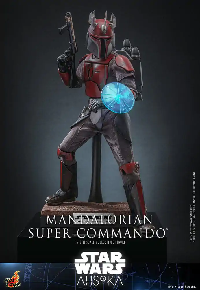 Star Wars: The Mandalorian Actionfigur 1/6 Mandalorian Super Commando 31 cm Produktfoto