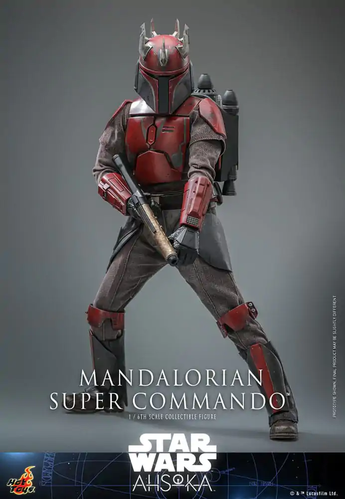 Star Wars: The Mandalorian Actionfigur 1/6 Mandalorian Super Commando 31 cm Produktfoto