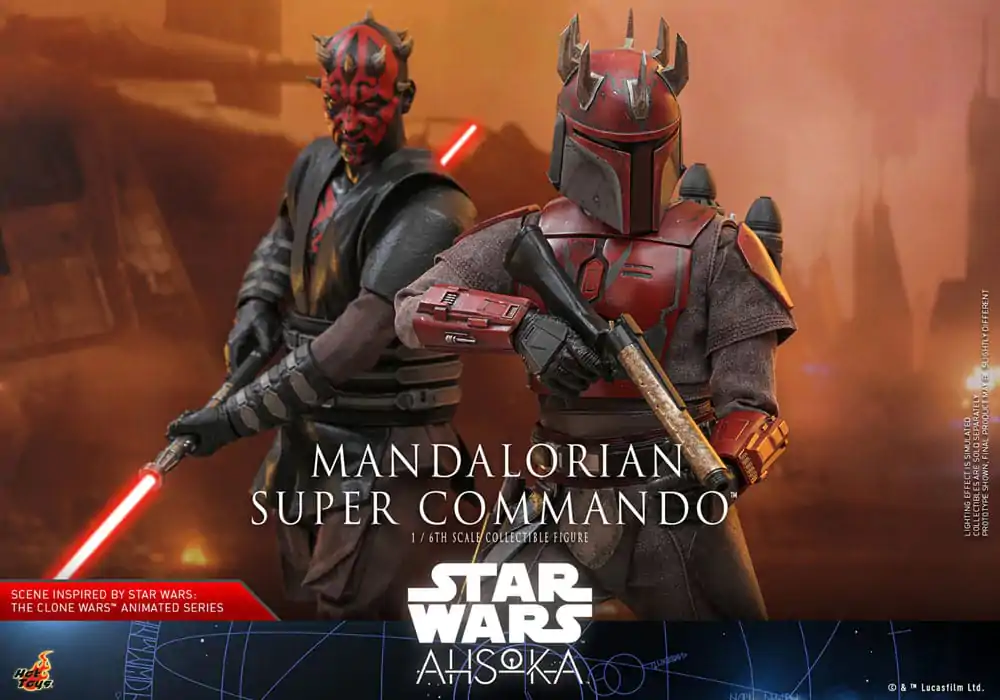 Star Wars: The Mandalorian Actionfigur 1/6 Mandalorian Super Commando 31 cm Produktfoto