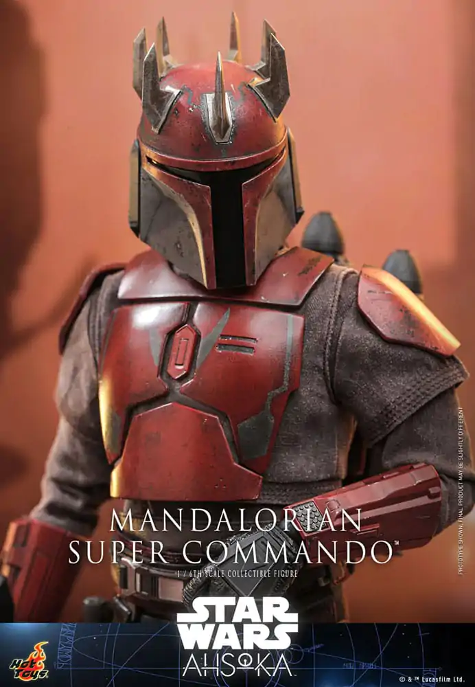 Star Wars: The Mandalorian Actionfigur 1/6 Mandalorian Super Commando 31 cm Produktfoto