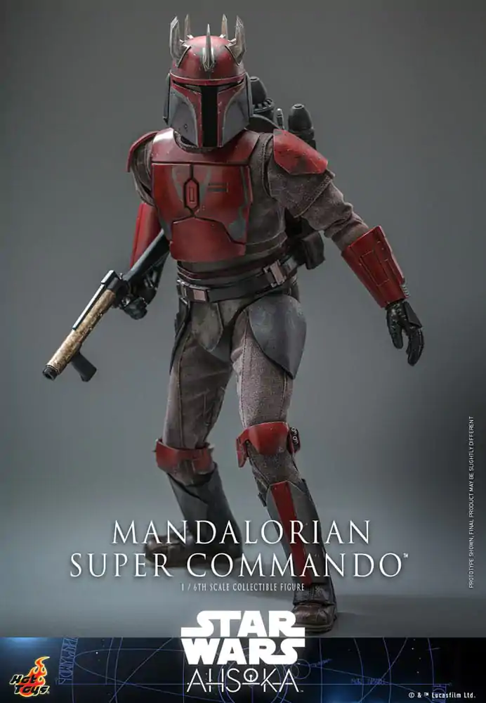 Star Wars: The Mandalorian Actionfigur 1/6 Mandalorian Super Commando 31 cm Produktfoto