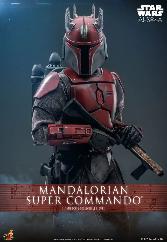 Star Wars: The Mandalorian Actionfigur 1/6 Mandalorian Super Commando 31 cm Produktfoto