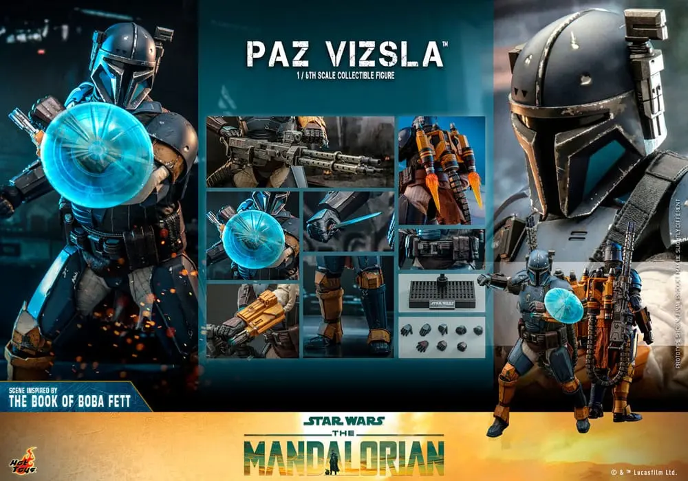 Star Wars The Mandalorian Actionfigur 1/6 Paz Vizsla 32 cm Produktfoto
