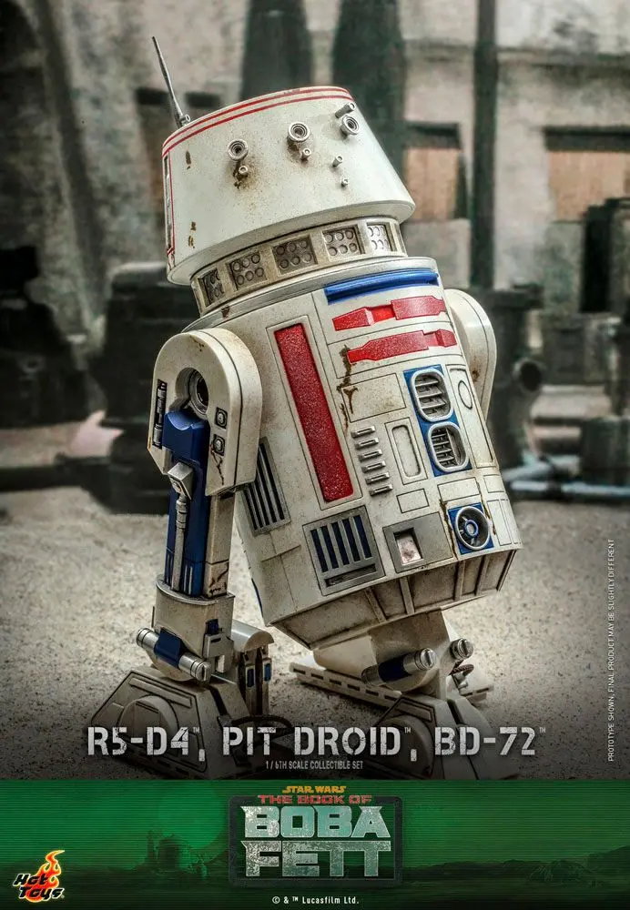 Star Wars The Mandalorian Actionfiguren 1/6 R5-D4, Pit Droid, & BD-72 Produktfoto