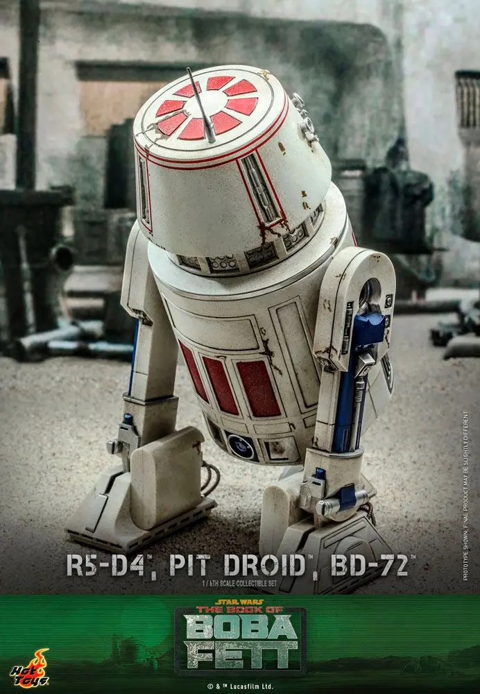 Star Wars The Mandalorian Actionfiguren 1/6 R5-D4, Pit Droid, & BD-72 Produktfoto
