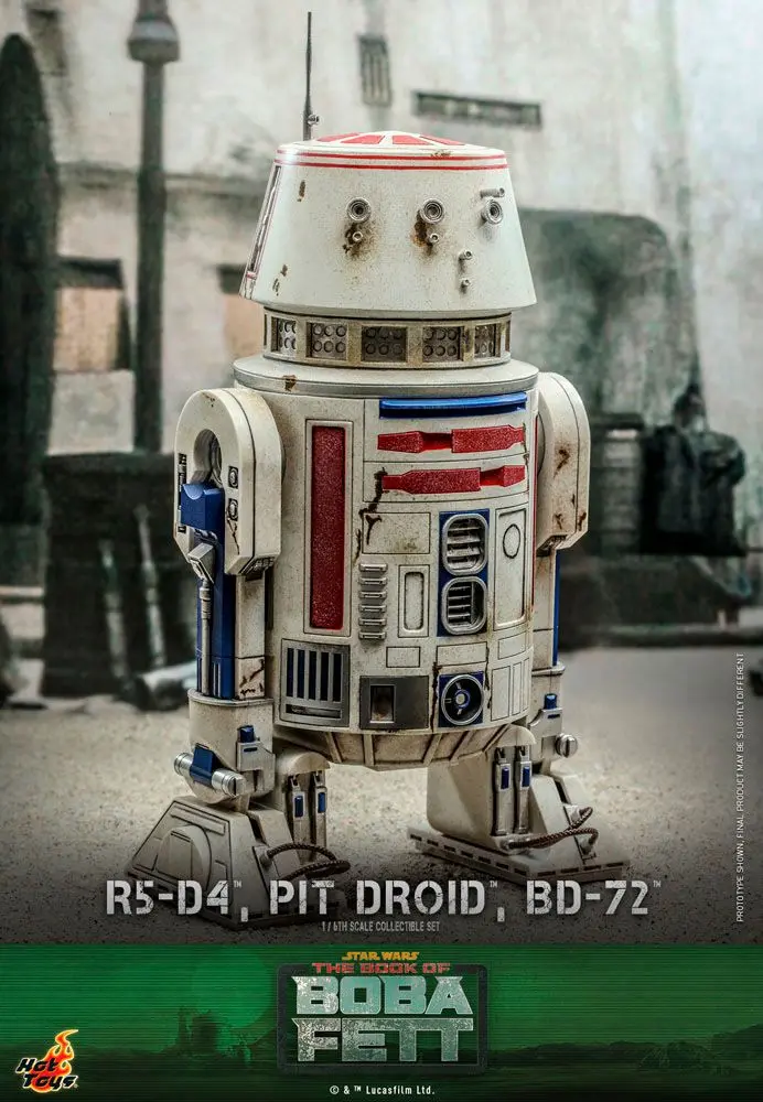 Star Wars The Mandalorian Actionfiguren 1/6 R5-D4, Pit Droid, & BD-72 Produktfoto